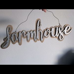 Farmhouse sign